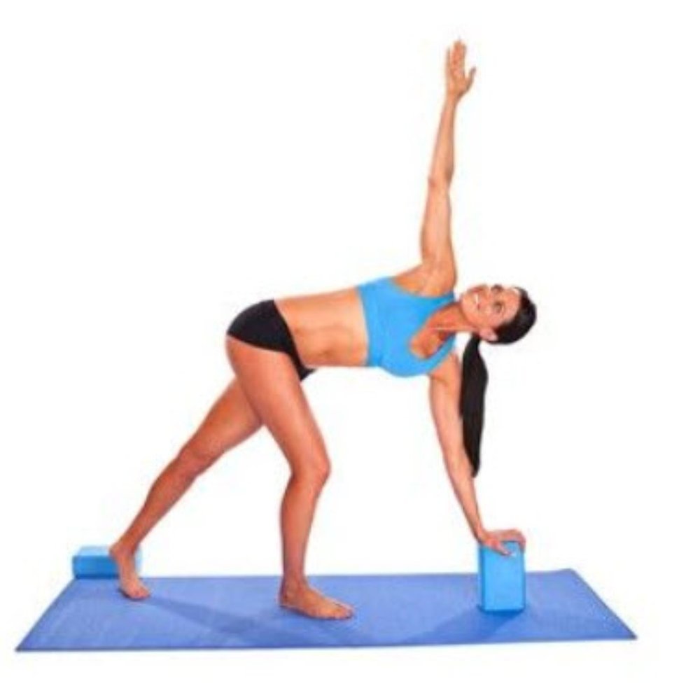 Blue Yoga Block High Density EVA Foam Brick - Picture 2 of 4
